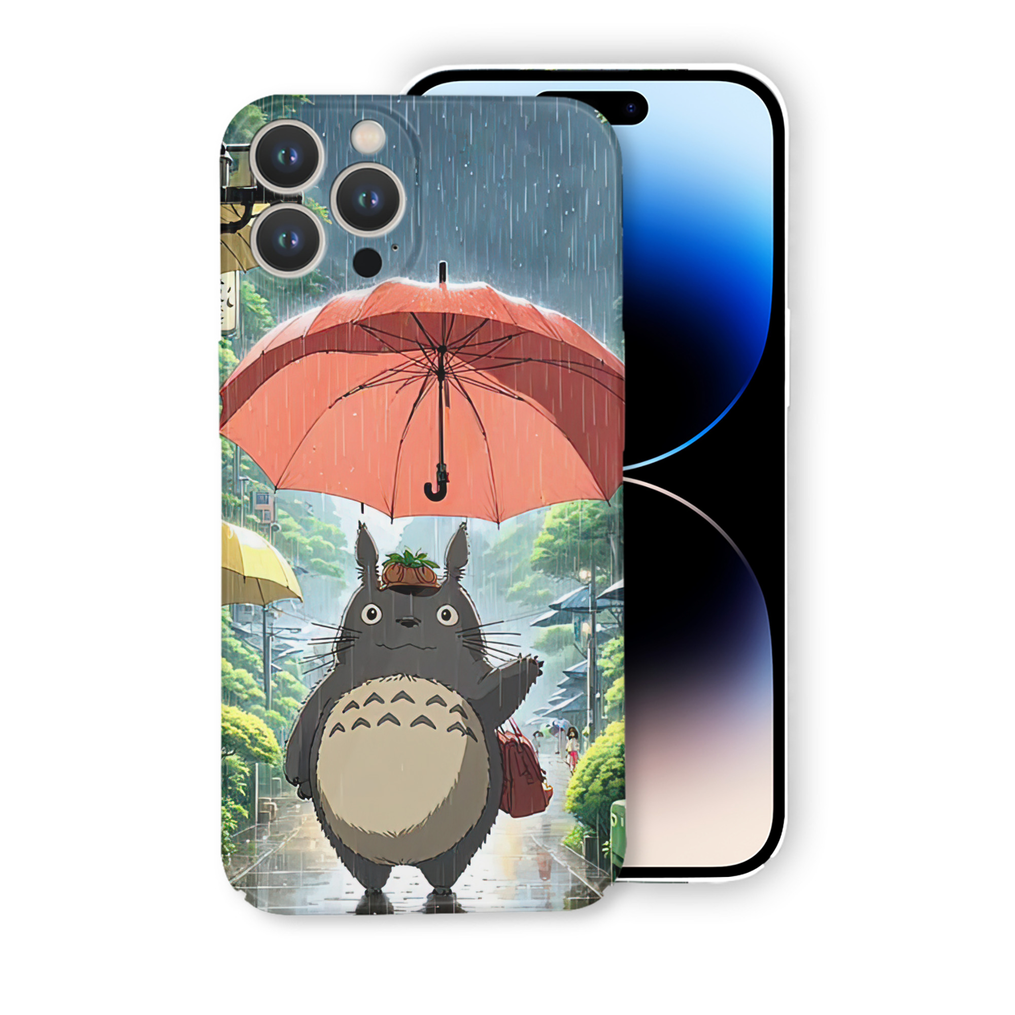 （画像用） となりのトトロ 草壁メイ 草壁サツキ My Neighbor Totoro Satsuki Kusakabe Mei Kusakabe 【iPhone 14シリーズ対応】ハードケース